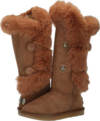 حذاء LUXE نسائي طويل متوسط ​​الساق in Kuwait