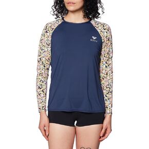 Roxy Women's Standard Printed Long Sleeve Rashguard