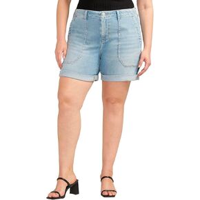 JAG Women's Plus Size Alex Mid Rise Boyfriend Short
