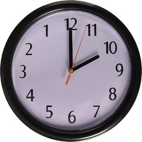 Rhode Island Novelty 9" BACKWARDS CLOCK