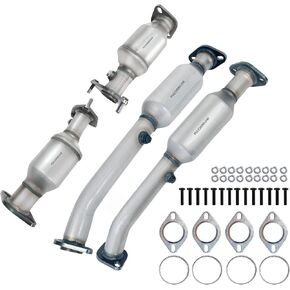 محول حفاز متوافق مع 2005-2018 Nissan Frontier، 2005-2012 Nissan Pathfinder، 2012 Nissan NV2500/NV3500 4.0L محول حفاز عالي الأداء (متوافق مع EPA)