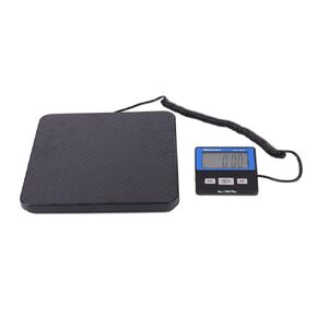 Brecknell PS-400 Slimline Heavy Duty Digital Shipping Scale for Packages, 400 lb Capacity, Easy to Use, AC or Battery Operated, Portal Scale for Commerial, Industrial & Warehouse