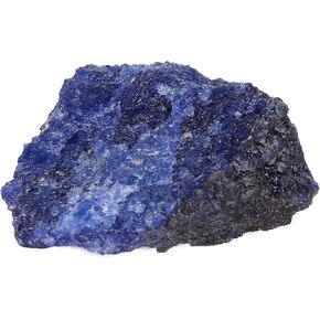 GEMHUB Natural Raw Rough Blue Sapphire 64.50 Ct Healing Crystal for Cabbing
