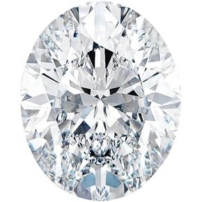 Diamond Wish IGI Certified 1 Carat Loose Stone Oval Shape Lab Grown Diamond with E-F Color and VS1-VS2 Clarity