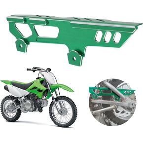 دراجة نارية سلسلة الحرس دليل الخلفية ضرس يغطي CNC ل KLX 110 110L KLX110 2002-2023 KLX110L 2010-2023 الترابية دراجة الطرق غير الممهدة الأخضر