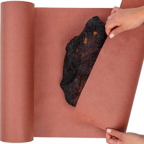 DIY Butcher Paper Roll for Smoking Meat - Crafted in USA - Peach Butcher Paper for Smoking - 400 Sheets 12" Long Equivalent - Unwaxed Smoke Paper Wrap - Paper Roll 24" by 200 Feet (2400 Inches)