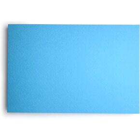Set of 50 4x6 Color Blank index cards 180gsm (blue)