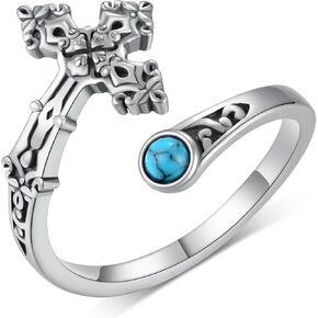 Turquoise Ring 925 Sterling Silver Turquoise Thumb Ring Western Jewelry for Women
