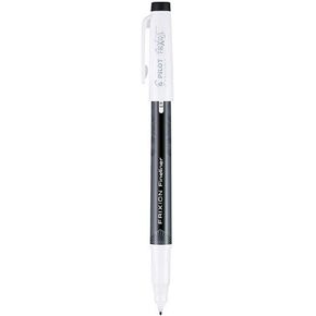 (12) PILOT Frixion Fineliner Erasable Marker Pens Fine 12 Count Black Ink (12144)
