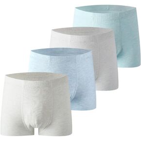 Boys' Underwear Boxer Briefs - Moisture Wicking Breathable Underwear, Tagless, Assorted 4 Pack