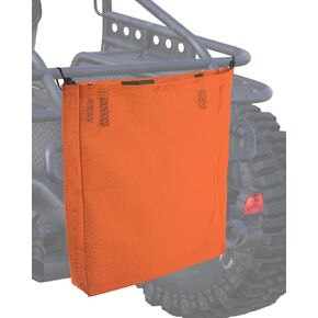Universal UTV Trash Bag Mesh PVC, Large Trash Sack for ATV Trash Bag, Universal UTV Garbage Bag (20 x 23 Inch)(Black)