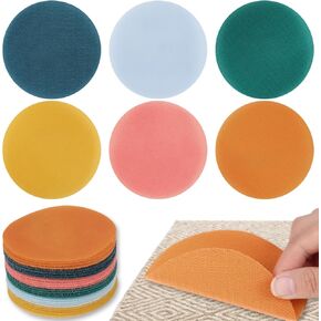 24 Pcs Carpet Spot Markers for Classroom 4" Circle Floor Dots Carpet Spots for Classroom Rug Carpet Markers Sitting Spots Multicolor Spot Circle Markers for Teachers Students School