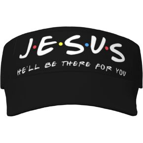 Christian Jesus Cross Sun Visor Hats Cap Visors for Women and Men for Sport Beach Tennis Golf Running