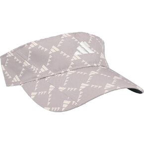 adidas Men's Standard Monogram Print Fairway Visor, preloved fig