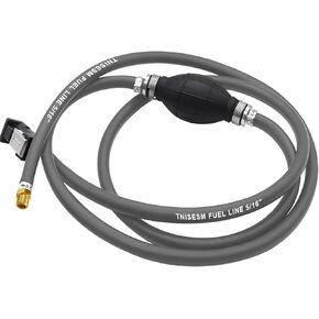 طقم خرطوم خط الوقود الخارجي Tnisesm مع موصل تركيب ملولب 1/4 بوصة NPT 5/16 بوصة 6 أقدام بديل لـ Yamaha Marine Outboard 4 hp-200hp مع لمبة تمهيدية in Kuwait