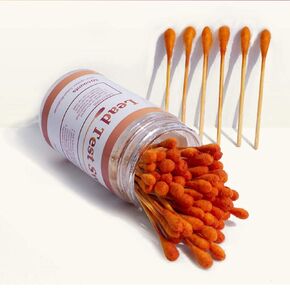 (60 Rapid Home Testing Swabs) Lead Test Swab Kit,30-Second Results. Dip in Water. Home Use for All Surfaces - Painted,Metal, Toys,Dishes, Ceramics,Jewelry,Wood,High-Sensitive, Non-Toxic Test (60)