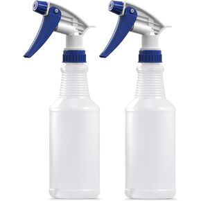 Set of 2 Premium 16 oz Spray Bottles, NBR Gasket - Superior Hydrocarbon Resistance - Ideal for Auto Detailing & Industrial Cleaning