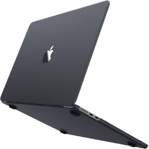 Compatible with MacBook Air 13.6 inch Case M3 M2 2024-2022 [Like True Colors] Protective Hard Shell Matte Cover for MacBook Air 13 inch Case Model A3113 A2681-Midnight Clear