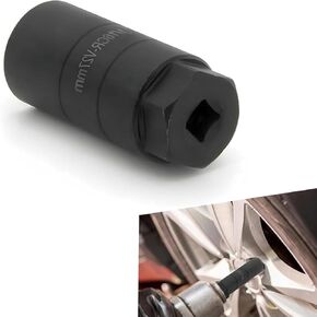 Miytsya 1 PC Car Oil Pressure Sensor Disassembly Drive Tool, Waterproof Durable Metal Vehicle Switch Repair Fixing Tool, Universal Automotive Anti-theft Key Sleeve Accessories (Silver)