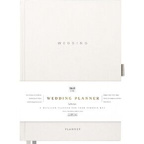 Award Winning Scribble & Dot® Wedding Planner Book and Organizer for the Bride | Tissue Wrapped in a Gift Box | Cushioned Cover & Thick Pages | This Elegantly Designed Planner Allows you to Plan Every Detail