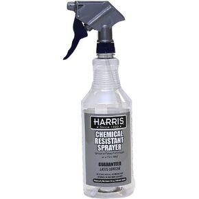 HARRIS Chemically Resistant Professional Empty Spray Bottles, 32oz (3-Pack), for Cleaning Solutions and Water