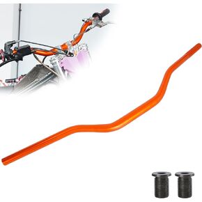 RUTU 28mm 1-1/8"Fat Handlebars Motorcycle Handlebars for Dirt Pit Bike CRF CR YZ WR KX KLX RM RMZ RMX DRZ (Black)