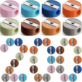 800 Pcs Pencil Sharpeners in Bulk Pocket Sized Mini Handheld Pencil Sharpener for Kids Mini Round Pencil Sharpener Plastic and Colorful for Party Favors School Supplies Classroom Prizes
