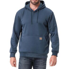 Men's Relaxed Fit Fleece-Lined Pullover Hooded Sweatshirt Comfortable and Soft