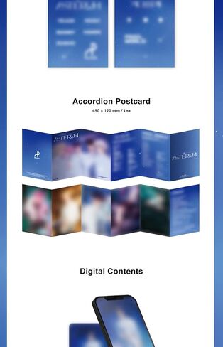 PLAVE ASTERUM 1st Single Album Photostand package+QR card+Photocard+Sticker+Accordion postcard+Tracking Sealed in Saudi Arabia