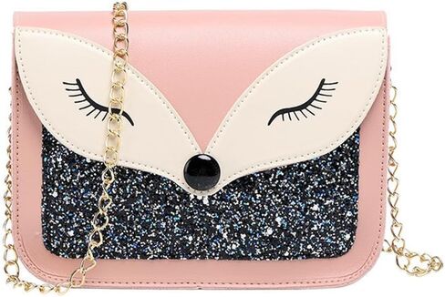Women Girls Shoulder Bag Kids Cute Fox Handbag Crossbody Purse in Saudi Arabia