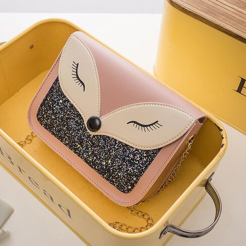 Women Girls Shoulder Bag Kids Cute Fox Handbag Crossbody Purse in Saudi Arabia