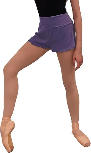 Dance Knit Shorts High Waist Elastic Sports Shorts in Saudi Arabia