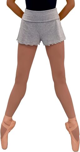 Dance Knit Shorts High Waist Elastic Sports Shorts in Saudi Arabia