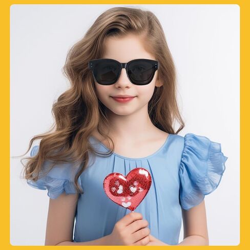 Kids Sunglasses Over Prescription Glasses Sun Glasses for Age 6-12 Boy Girl Polarized Sunglasses in Saudi Arabia