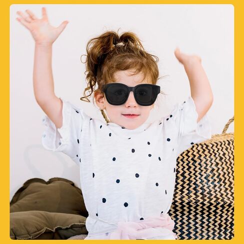 Kids Sunglasses Over Prescription Glasses Sun Glasses for Age 6-12 Boy Girl Polarized Sunglasses in Saudi Arabia