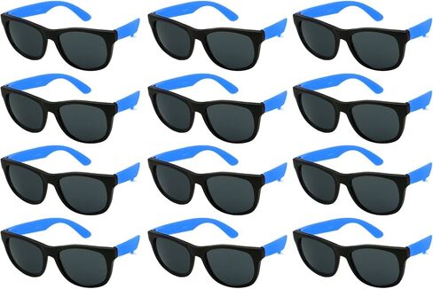 مجموعة 12 نظارات شمسية من Edge I-Wear للأطفال، هدايا للحفلات مع شهادة CPSIA خالية من الرصاص (Pb) 9402RA in Saudi Arabia