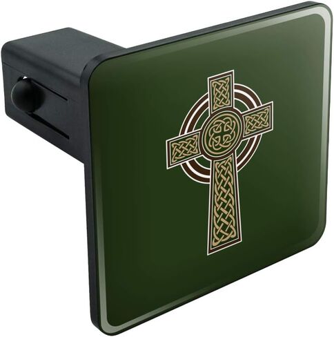 GRAPHICS & MORE Celtic Christian Cross Irish Ireland Tow Trailer Hitch Cover Plug Insert 2" in Saudi Arabia