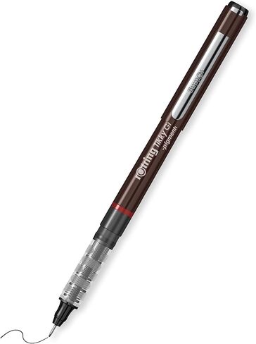 قلم تحديد رفيع من rOtring 1904756 مقاس 0.50 ملم Tikky Graphic - أسود (عبوة من 12 قلمًا) in Kuwait