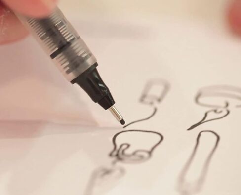 قلم تحديد رفيع من rOtring 1904756 مقاس 0.50 ملم Tikky Graphic - أسود (عبوة من 12 قلمًا) in Kuwait