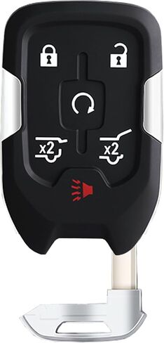 Key Fob Shell Cover Replacement Fits for Chevy Suburban Tahoe 2015 2016 2017 2018 2019 2020 GMC Yukon Keyless Entry Remote Control Outer Case (6-Button) in Saudi Arabia