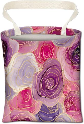 Car Trash Can, Cute Car Trash Bag, Hanging Car Organizer and Storage Bag, Trash Bin for Car Accessories, Vehicle, Travelling, Camping Pink Cute Flowers in Saudi Arabia