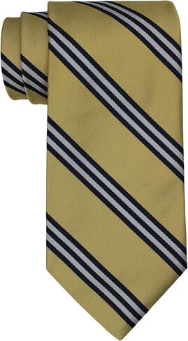 Brooks Brothers Irregular Yellow Striped Tie in Saudi Arabia