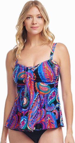Women's Bandeau Tankini Swimsuit Tops Modest Swimwear Tankini Tops for Women Swimwear Top Only in Saudi Arabia
