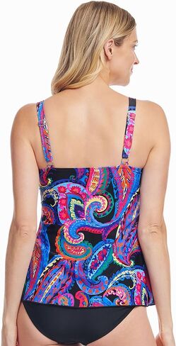 Women's Bandeau Tankini Swimsuit Tops Modest Swimwear Tankini Tops for Women Swimwear Top Only in Saudi Arabia
