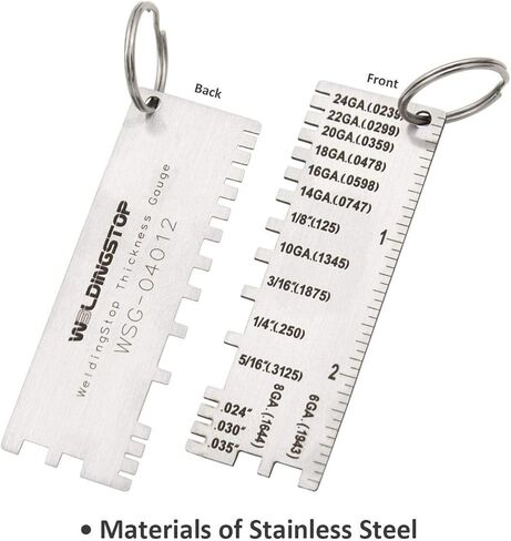 Wire/Metal Sheet Thickness Gauge 229895 Welding Gage Plated Size Inspection Tool [NOT Cheap Stamping Version] in Saudi Arabia