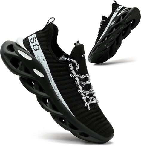 SPOSENS Mens Walking Shoes Lightweight Tennis Shoes Men Running Shoes for Man Casual Shoes Slip on Gym Shoes in Saudi Arabia