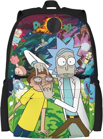 Cartoon Backpack Travel Backpacks 3d Printed Casual Big Capacity Backpacks With side pockets in Saudi Arabia