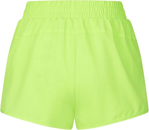Athletic Shorts for Women High Split Running Workout Quick Dry Shorts with Zip Pocket Liner in Saudi Arabia