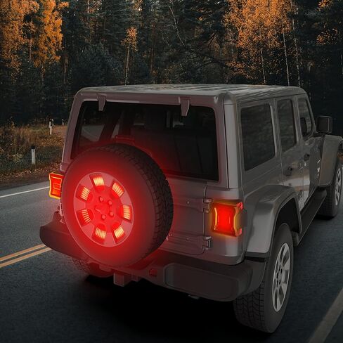 ضوء الفرامل الاحتياطية LED Plug-N-Play متوافق مع Jeep Wrangler 2007-2018 JK JKU YJ TJ، ضوء أحمر ساطع in Saudi Arabia