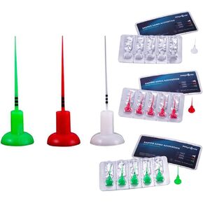 Easydo Endo Sonic Activation System نصائح إبرة 60 قطعة استبدال SOFE ومبرد إبرة قابل للانحناء (أحمر) in Kuwait